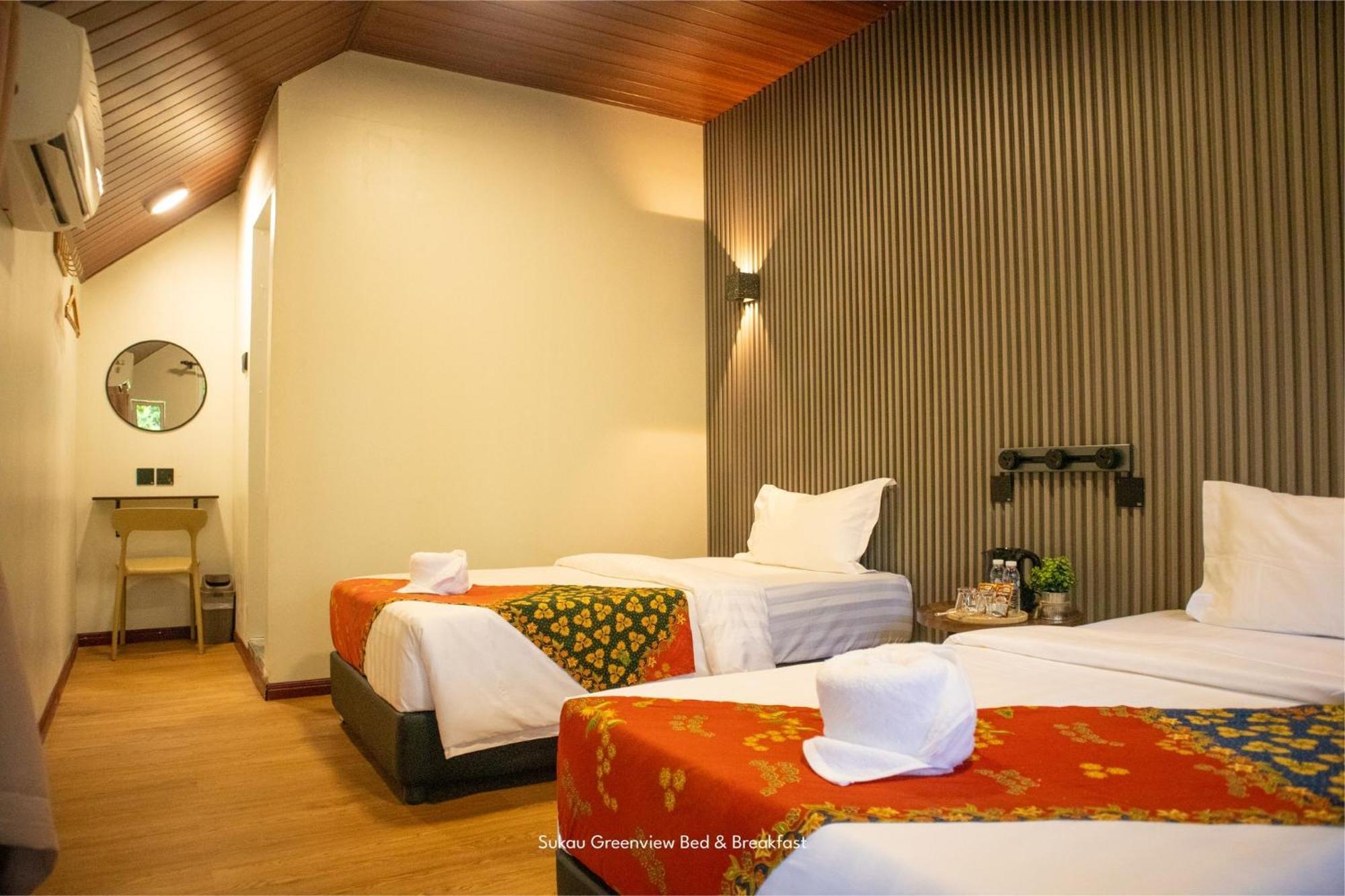 Sukau Greenview Bed&Breakfast Luaran gambar
